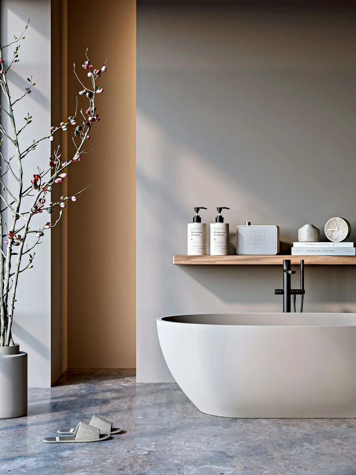 Modern banyo yenileme uygulaması
